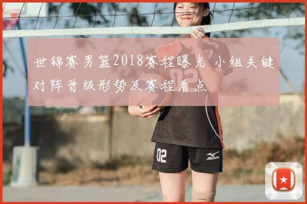 世锦赛男篮2018赛程曝光 小组关键对阵晋级形势及赛程看点